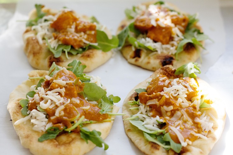 West Coast Living: Tikka Masala Mini&nbsp;Pizzas